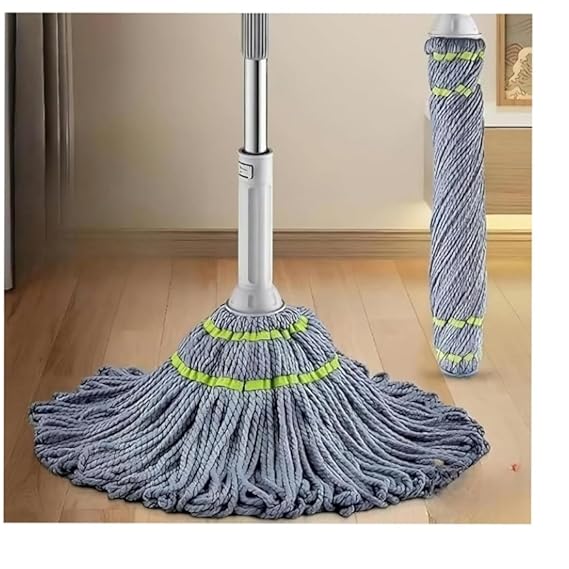 Microfiber Twist Mop for Floor Cleaning | Squeeze Twist Mop Stick | Durable Dust Mop | Easy-to-Use Floor Cleaner | Effective Pocha |