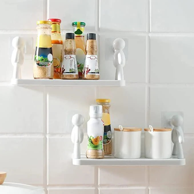 (Buy 1 Get 1 Free) White Bad Doll Shelf Storage Rack